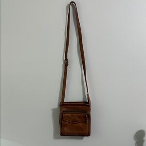 Brown Leather Crossbody Bag